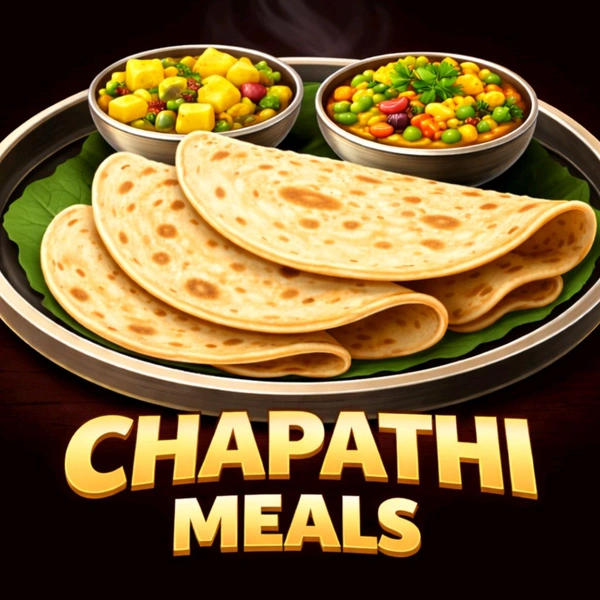 HOME MADE CHAPATHI MEALS ಚಪಾತಿ ಊಟ - 1 Pack