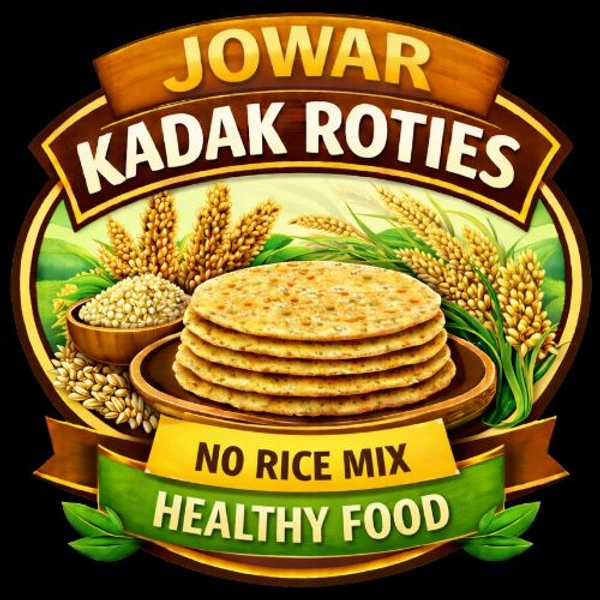 Jowar Kadak Roties ಜೋಳದ ಖಡಕ್ ರೊಟ್ಟಿಗಳು (No Rice Mix) - 50 Number Pack
