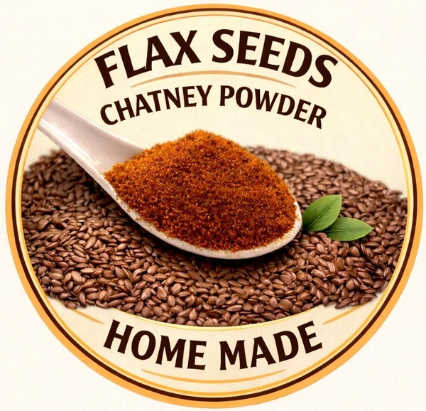HOME MADE FLAX SEEDS CHATNEY POWDER ಅಗಸೆ ಚಟ್ನಿ ಪುಡಿ - 50 gm Pack