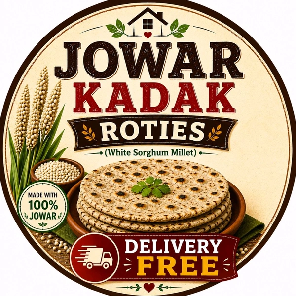 Jowar Kadak Roties ಜೋಳದ ಖಡಕ್ ರೊಟ್ಟಿಗಳು (No Rice Mix)