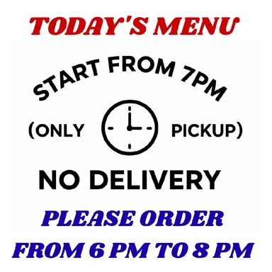 TODAY'S MENU