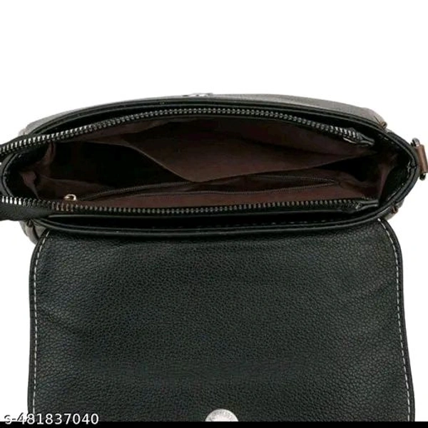 Casara Stylish Trendy Black Sling Bag For Girls And Womens - Black, Free