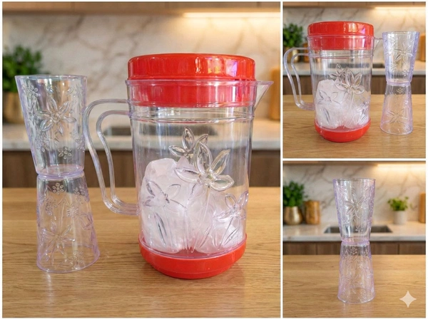 MUSKAN JUG WITH 2 GLASS 