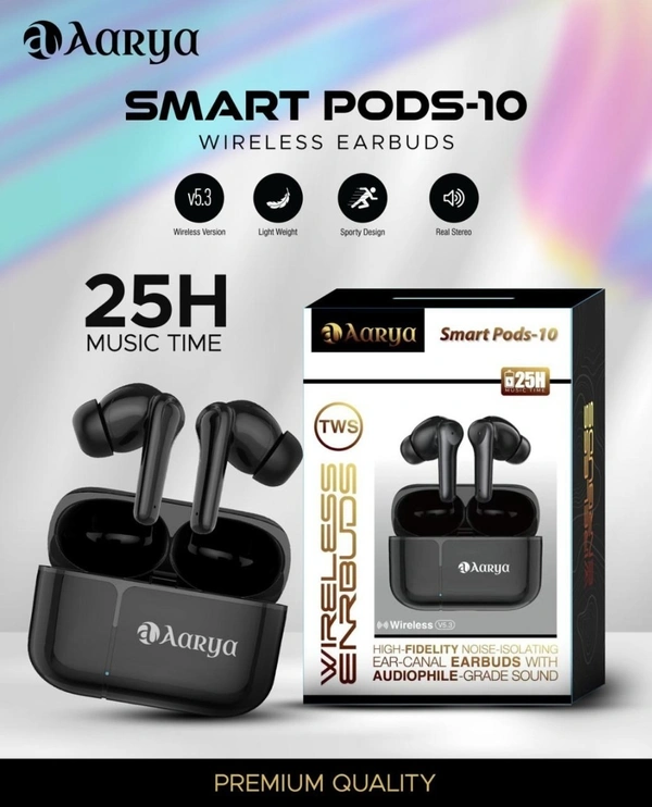 AARYA TWS SMART PODS-10 TRUE WIRELESS EIRBUDS