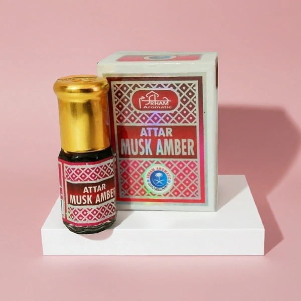ARHAM ATTAR MUSK AMBER 3ml-(COMBO 2PCS) - 3ml