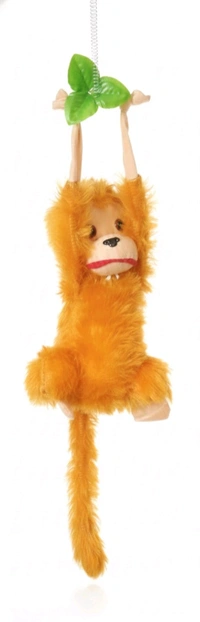 hanging monkey soft toy.