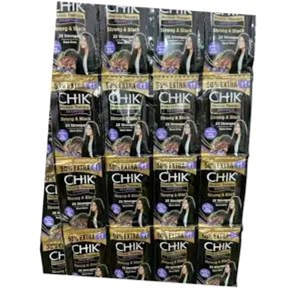  Chik Shampoo - Pack Of 16 black Sachet