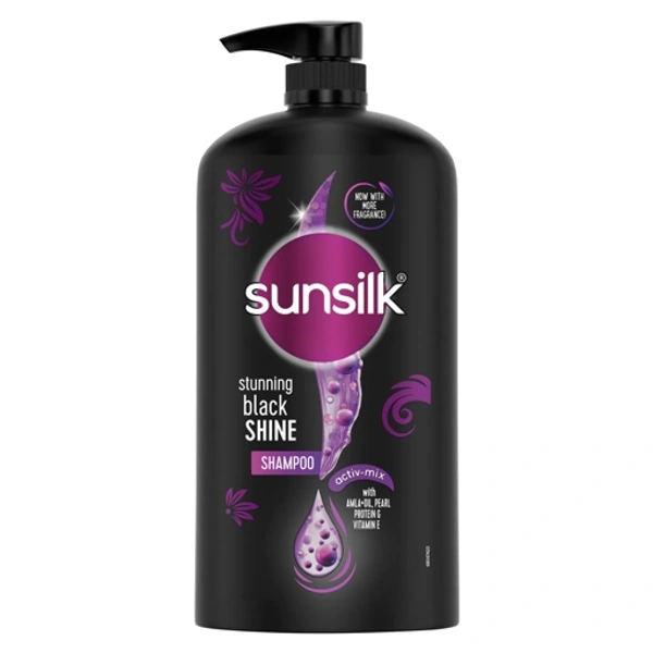 Sunsilk Black Radiant Shine Shampoo - 1 L