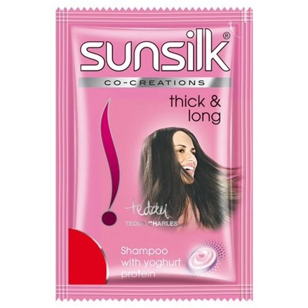 Sunsilk Pink Shampoo - 6ml pouch
