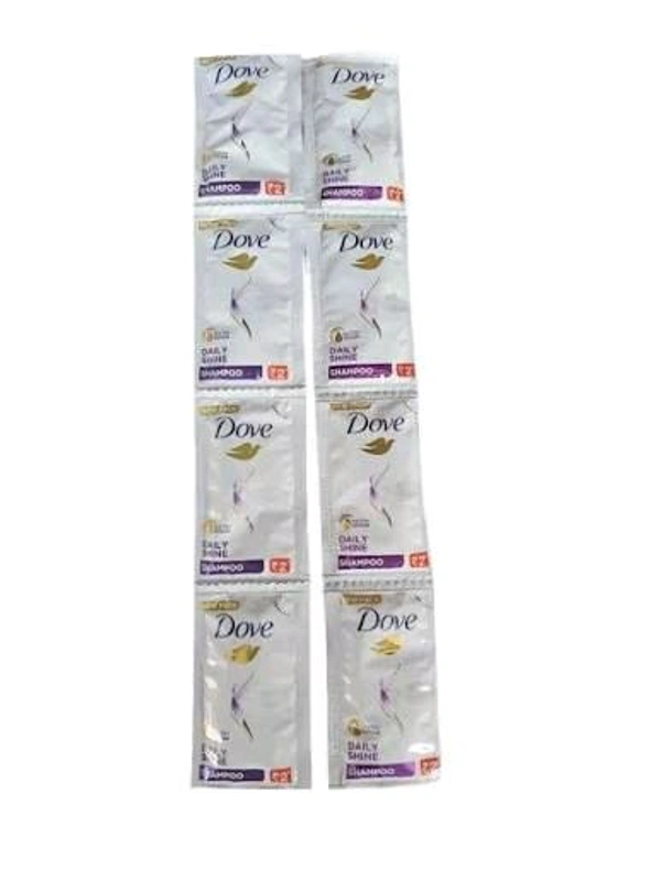Dove Daily Shine Shampoo - 6ml pouch (Pack Of 16)