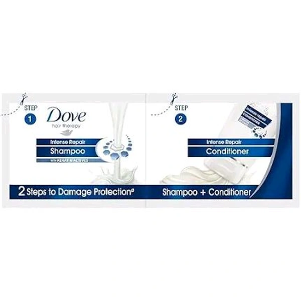 Dove Intense Repair Shampoo+ Conditioner  - 5rs pouch