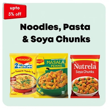 Noodles , Pasta and Soya Chunks
