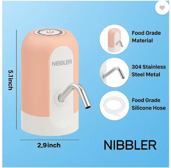 Upgraded Automatic Water Can dispenser pump with Rechargeable Battery for 20 Ltr Bottom Loading Water Dispenser