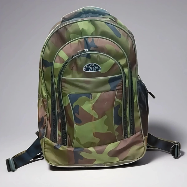 Waterproof Backpack โ 45L Large Rucksack for Men & Boys โ Durable Polyester, Multi-Compartment Design, Padded Straps & Handle