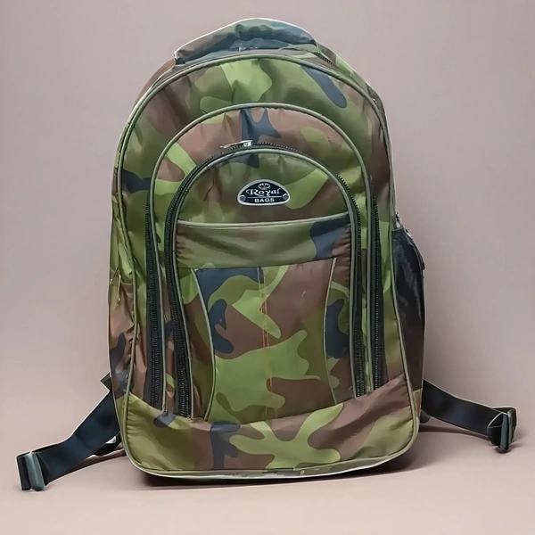 Waterproof Backpack โ 45L Large Rucksack for Men & Boys โ Durable Polyester, Multi-Compartment Design, Padded Straps & Handle