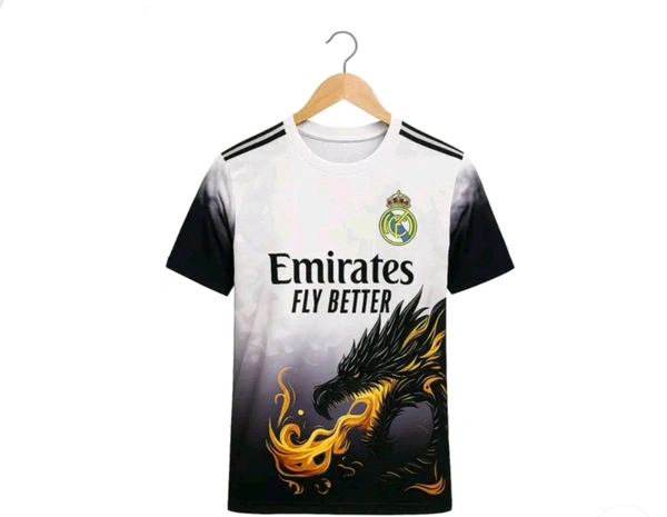 🐉 Real Madrid Dragon Flame Jersey – Limited Edition

