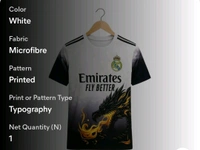 🐉 Real Madrid Dragon Flame Jersey – Limited Edition
- golden, XS