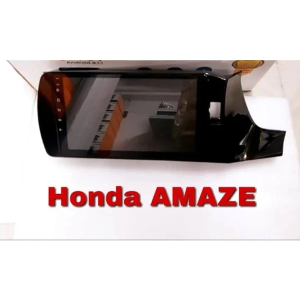 9 Inch Honda Amaze Car Android Stereo With Frame + Ahd Reverse Camera And All Accessories Wirings Kit