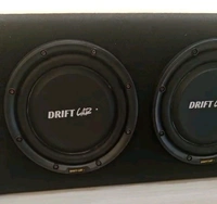 Driftcar Inbuilt amplifier dual subwoofers