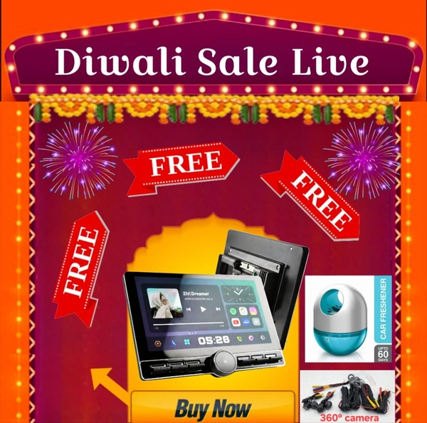 2k Singal Knob Diamond Android Original With Frame Wirings Kit + FREE GIFTS