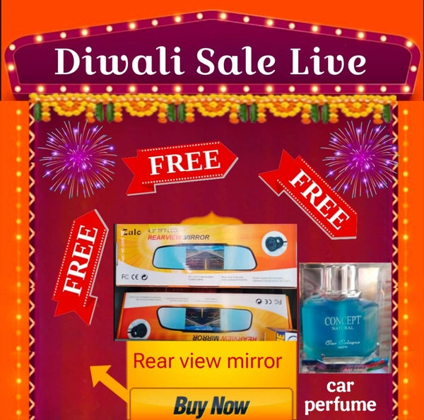 Zulo Best Quality Rear View Mirror Lowest Price+ FREE GIFTS