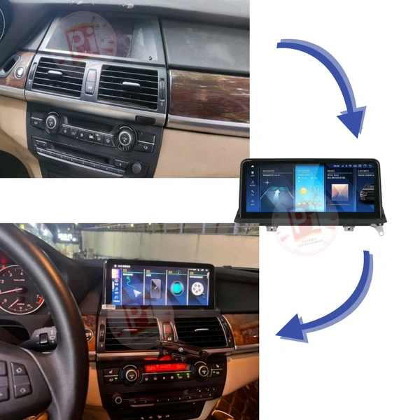 BMW X5 E70/X6 E71 (2011-2014) CIC Qualcomm 450/662 Android Multimedia - VARRIANT 1