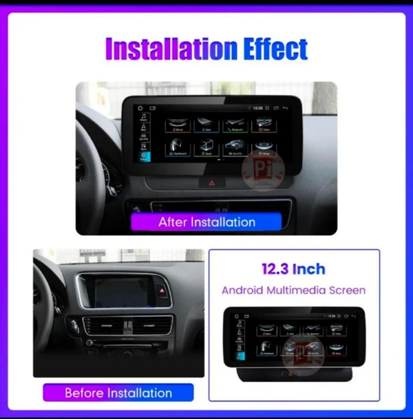 Perfect Infotainment "Audi Q5 8R (2009-2016) Android Touch Screen Infotainment Head Unit 10.25 Inch Wireless Apple CarPlay Android Auto GPS Navigation RHD India Concert/Symphony/MMI - RHD - HIGH Version