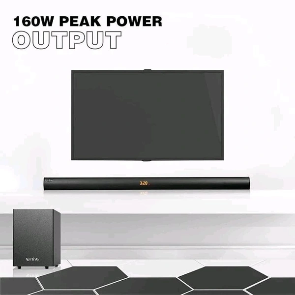 Infinity Jbl Infinity (Jbl) Sonic B200WL, 160w Soundbar With Wireless Subwoofer, 2.1 Channel Home Theatre