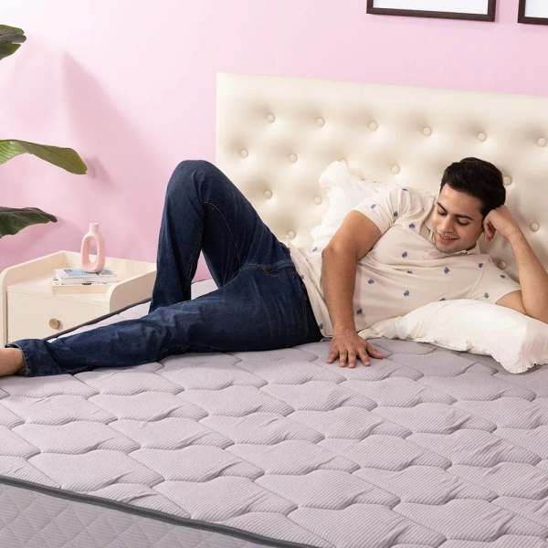 Kurlon Mattresses Kurlon Klassic Popular 6 inch Mattressess - 6 years warranty Natural Coir mattress In Ahmedabad Gujarat India - Gray, 72 X 36 x 6