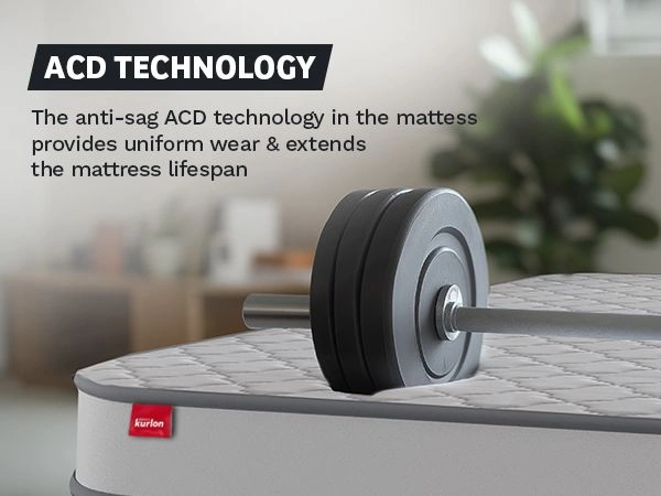 Kurlon Mattresses Kurlon Klassic Premium 7 inch Mattressess - 7 years warranty Rubberized coir Mattress in Ahmedabad Gujarat India - Gray, 72 X 36 x 7