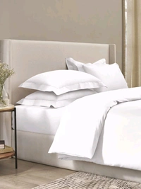 Bombay Dyeing Bombay dyeing Plain white Bedsheet King Size 100% Cotton In Ahmedabad Gujarat India - White