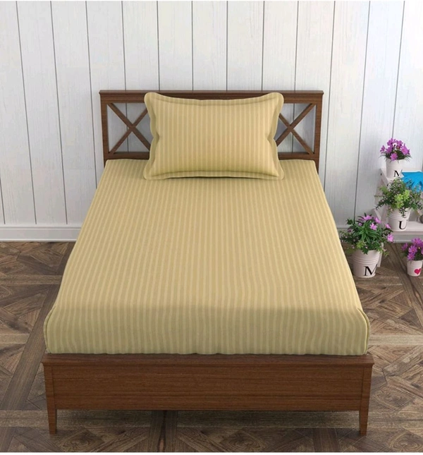 Vfm Decor 100% Cotton Single Bedsheet With Pillow cover At Ahmedabad Gujarat India