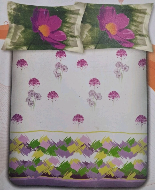 Raymond Home 100% Cotton King Size Bedsheet Size 254x274 With 2 Pillow covers In Ahmedabad  - 254 X 274