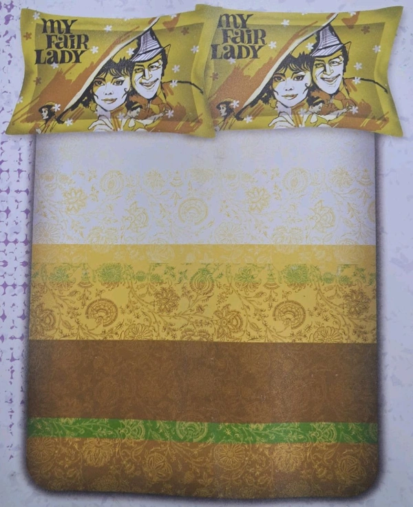 Raymond Home 100% Cotton Super King Size 274 X 274 Bedsheet with 2 Pillow covers In Ahmedabad Gujarat  - 274 X 274