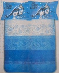 Raymond Home 100% Cotton Super King Size 274 X 274 Bedsheet with 2 Pillow covers In Ahmedabad Gujarat  - 274 X 274