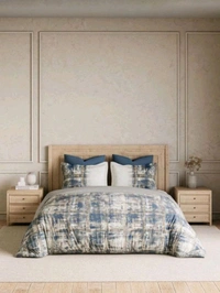 D'Decor Bedsheet Super King Size 3.00 Mtr X 3.00 Mtr With 2 Pillow Cover