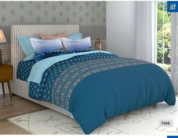 Bombay Dyeing King Size Premium Bedsheets With 2 Pillow Cover