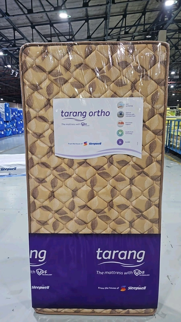 Sleepwell Feather Foam Sleepwell Tarang Mattress With 3 Years Warranty In Three Fold - 72x30x3