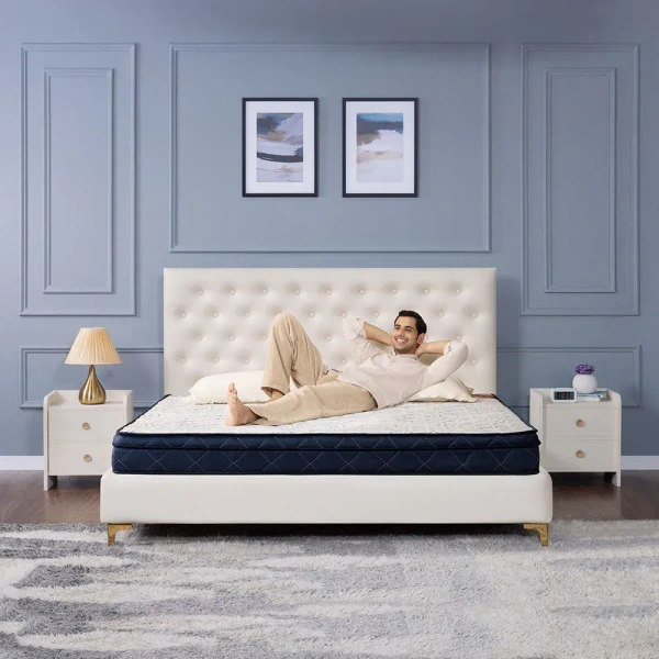 Kurlon Mattressess Kurlon Spine Therapy 6 inch Mattressess- 7 years warranty In Ahmedabad Gujarat India - Navy Blue, 72 x 36 x 6