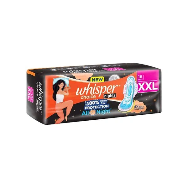 Whisper Choice Nights Sanitary Pads