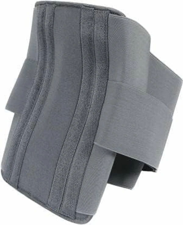 The VITALORA Unisex Contoured Lumbar Support Belt, Back Support Belt For Back Pain, Sciatica, Herniated Disc, Scoliosis With Adjustable Straps And 4 Rigid Stays, Non toxic, Grey) Free size, - Free, Gray