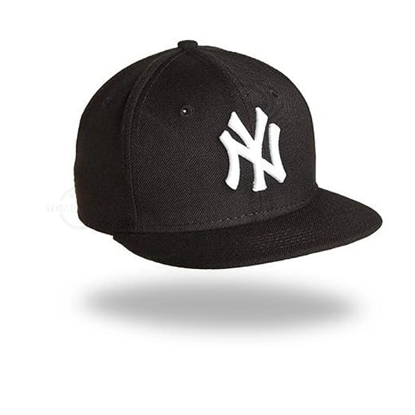 The Vitalora Cotton Hip-Hop Urban Swagger Snapback Cap For Men Women | Stylish Adjustable Baseball Hat For Men's Streetwear | Hip Hop Caps Black - Free, Black