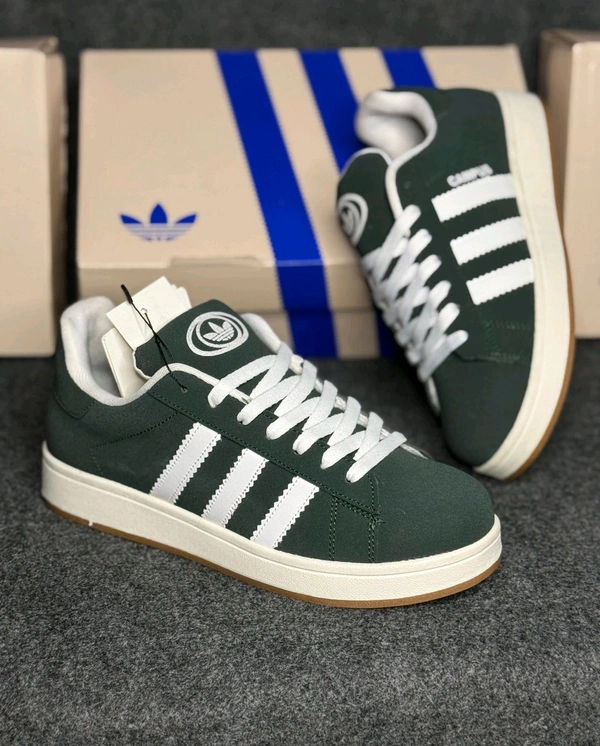Adidas ‘’CAMPUS’’ 7a quality Green & white Premium Quality - 10