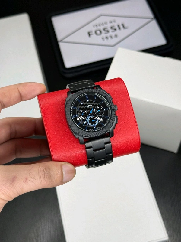 Fossil Black Super Premium Quality Watch 