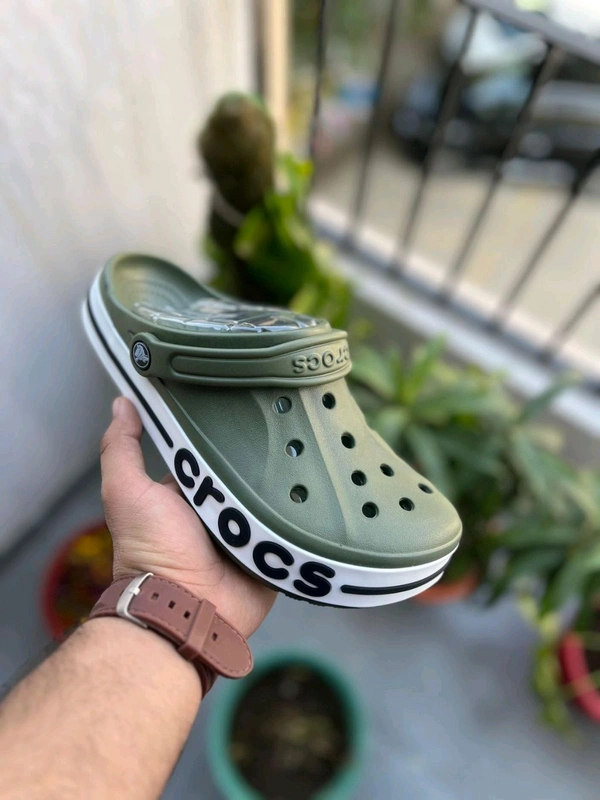 CROCS BAYABAND GREEN TOP QUALITY FOR HIM