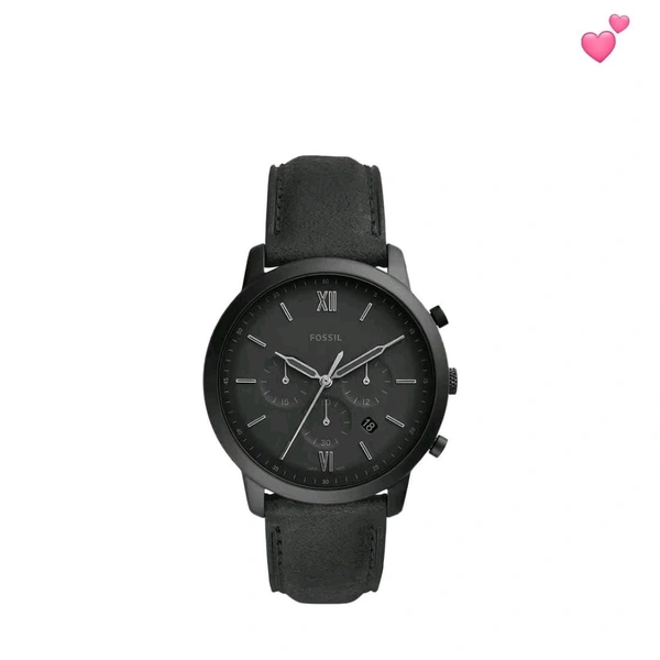 Fossil FOSSIL For men , 7A-Heavy lethar strap -Working Chronograph -Slim Fit Dial