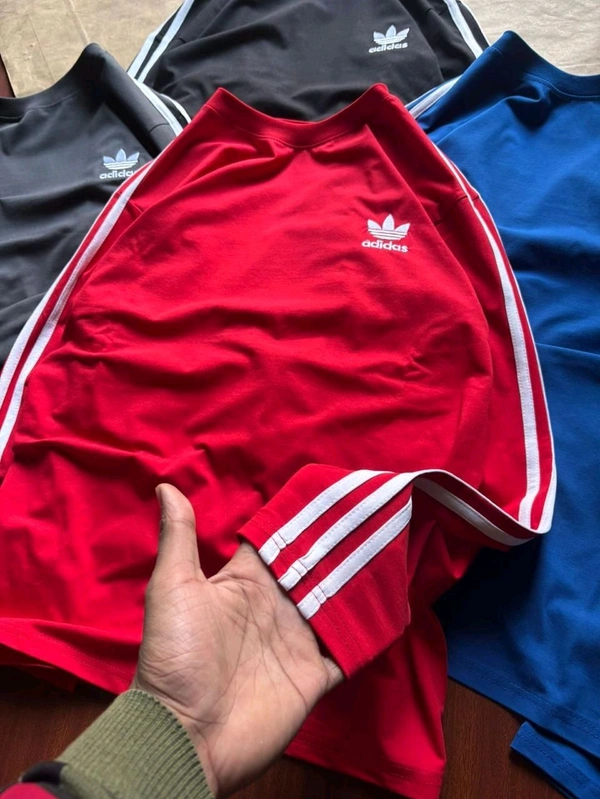 ADIDAS FULL SLEEVES COTTON LYCRA ROUND NECK TSHIRT 
