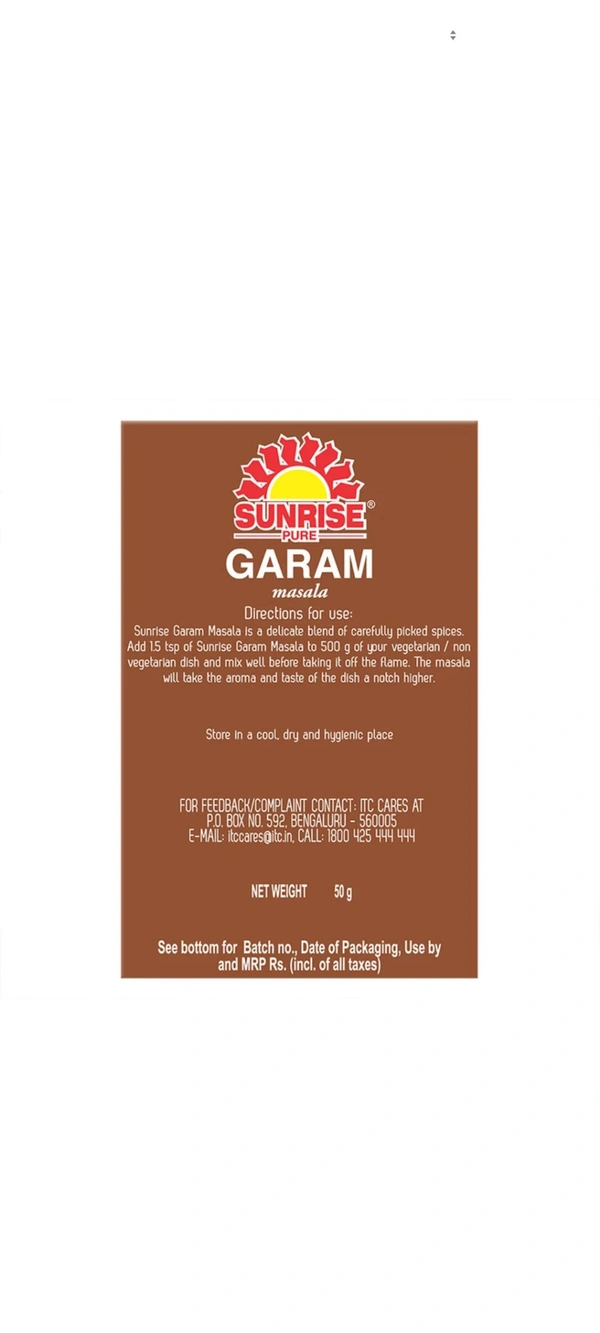 Sunrise Garam Masala - 7g