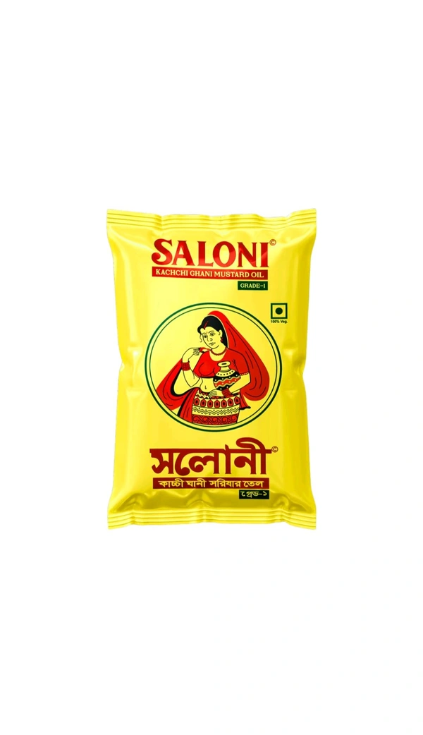 Soloni Kachi Ghani Mustard Oil - 1l-910g