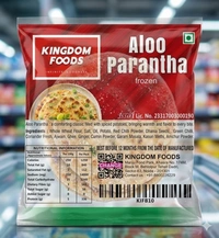 Kingodm Foods Aloo Parantha (Frozen) (120 Gm/Pc) – Pack of 5 Pieces, 1 Packet